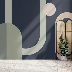Superfresco Easy Oval Geo PopBlue Print To Order 3m x 2.8m Mural Wallpaper Ro Superfresco Easy Oval Geo PopBlue Print To Order 3m x 2.8m Mural Wallpaper Ro