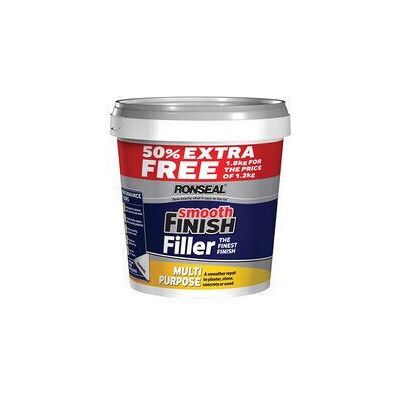Ronseal MPRMF12VP 1.8Kg - Ready Mixed - Smooth Finish - Interior Wall Filler Ronseal MPRMF12VP 1.8Kg - Ready Mixed - Smooth Finish - Interior Wall Filler