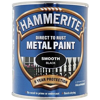 Hammerite - 5092966 - Black - 750ml - Paint Hammerite - 5092966 - Black - 750ml - Paint