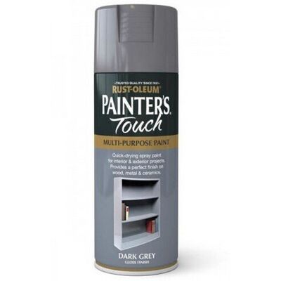 Rust-Oleum - AE0040015E8 - Dark Grey - Gloss - Spray Paint Rust-Oleum - AE0040015E8 - Dark Grey - Gloss - Spray Paint