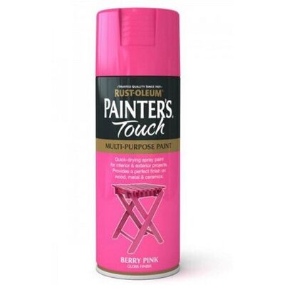 Rust-Oleum AE0040022E8 Berry Pink Gloss 400ml - Spray Paint Rust-Oleum AE0040022E8 Berry Pink Gloss 400ml - Spray Paint