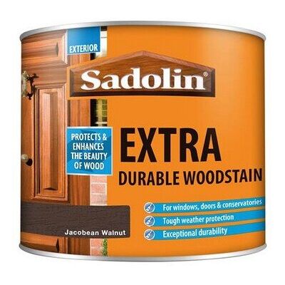 Sadolin Extra Durable Woodstain Jacobean Walnut - Woodstain Sadolin Extra Durable Woodstain Jacobean Walnut - Woodstain