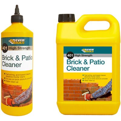 Everbuild 401 Brick and Patio Cleaner - Acid Based - 5L Everbuild 401 Brick and Patio Cleaner - Acid Based - 5L