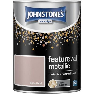 Johnstone's - Feature Wall - Rose Gold - 1.25l - Paint Johnstone's - Feature Wall - Rose Gold - 1.25l - Paint