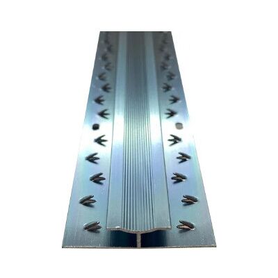 Royale (Grey, 9ft) Carpet To Carpet Door Bar Double Trim Transition Threshold Royale (Grey, 9ft) Carpet To Carpet Door Bar Double Trim Transition Threshold