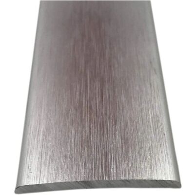 Royale (Brushed Silver, 9ft) Prestige Floor Cover Trim Covers Laminate/Wood/LVT Stick D Royale (Brushed Silver, 9ft) Prestige Floor Cover Trim Covers Laminate/Wood/LVT Stick D