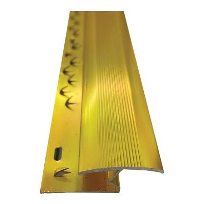 Royale (Gold, 3ft) Metal Plate Threshold Strip Carpet to Flooring Transition Z Edge Pro Royale (Gold, 3ft) Metal Plate Threshold Strip Carpet to Flooring Transition Z Edge Pro