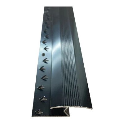Royale (Black, 3ft) Metal Plate Threshold Strip Carpet to Flooring Transition Z Edge Pr Royale (Black, 3ft) Metal Plate Threshold Strip Carpet to Flooring Transition Z Edge Pr