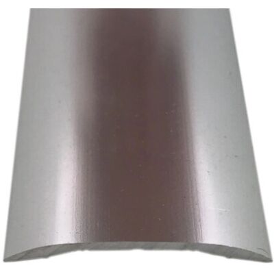 Royale (Silver, 3ft) Stick Down Cover Strip for Wood/Laminate/Lino Door Bar Threshold Royale (Silver, 3ft) Stick Down Cover Strip for Wood/Laminate/Lino Door Bar Threshold