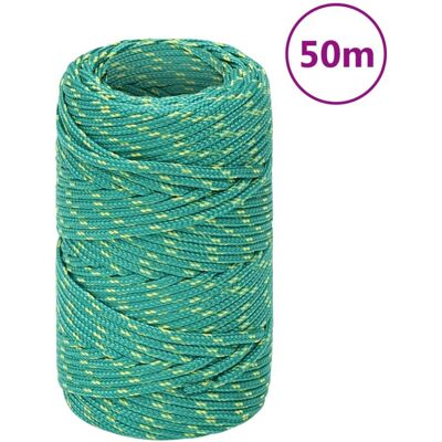 vidaXL Marine Rope Green 50 m - Marine Rope vidaXL Marine Rope Green 50 m - Marine Rope