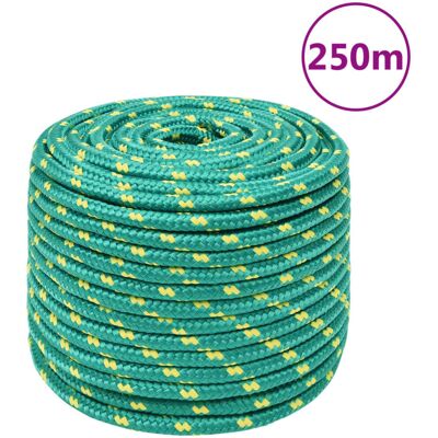 vidaXL Marine Rope Green 14 mm 250 m Dock Line Polypropylene - Marine Rope vidaXL Marine Rope Green 14 mm 250 m Dock Line Polypropylene - Marine Rope