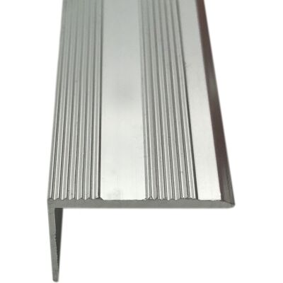 Royale (3ft, Silver) Stair Nosing 15mm Threshold Trim/Edging 3ft or 9ft Royale (3ft, Silver) Stair Nosing 15mm Threshold Trim/Edging 3ft or 9ft