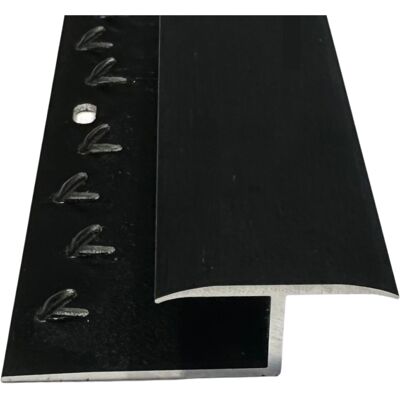Royale (Brushed Black , 3ft) Prestige Threshold Strip Carpet to Flooring Transition Z E Royale (Brushed Black , 3ft) Prestige Threshold Strip Carpet to Flooring Transition Z E
