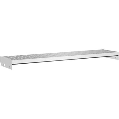 vidaXL Garden Stair Galvanised Steel 100x24x7 cm - Garden Stair vidaXL Garden Stair Galvanised Steel 100x24x7 cm - Garden Stair