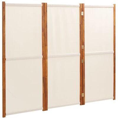 vidaXL 6-Panel Room Divider Cream White - Room Divider vidaXL 6-Panel Room Divider Cream White - Room Divider