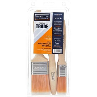 Hamilton HAM Trade F/TIP - Flat Brushes Set - Paint Brush Set Hamilton HAM Trade F/TIP - Flat Brushes Set - Paint Brush Set