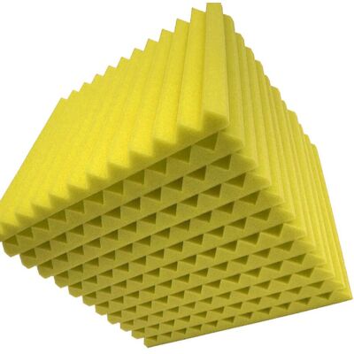 Unbranded (Yellow, 12pcs) 12/24pcs Acoustic Panels Studio Acoustic Foam Sound Foam Sound P Unbranded (Yellow, 12pcs) 12/24pcs Acoustic Panels Studio Acoustic Foam Sound Foam Sound P