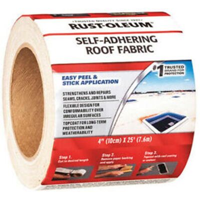 Rust-Oleum 4 in. x 16 ft. Fabric Roof Tape Rust-Oleum 4 in. x 16 ft. Fabric Roof Tape