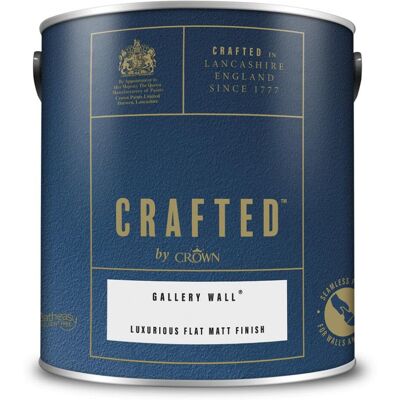 CROWN - CRAFTED by Crown Flat Matt Emulsion - Gallery Wall - Paint CROWN - CRAFTED by Crown Flat Matt Emulsion - Gallery Wall - Paint