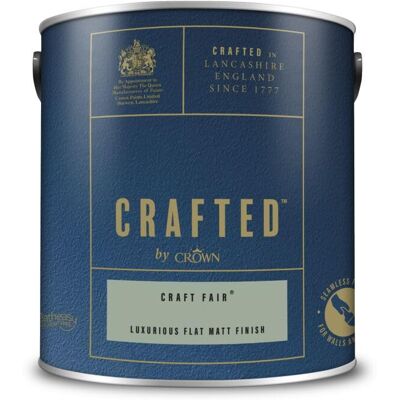 Crown - CRAFTED by Crown Flat Matt Emulsion - Craft Fair Crown - CRAFTED by Crown Flat Matt Emulsion - Craft Fair