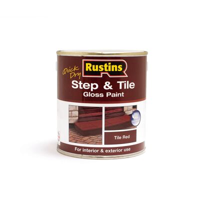 Rustins Red Step & Tile Paint - Paint Rustins Red Step & Tile Paint - Paint