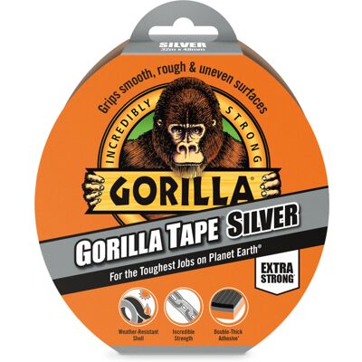 Gorilla 3044900 Polymer Cloth Tape Silver 48mm x 32m Gorilla 3044900 Polymer Cloth Tape Silver 48mm x 32m