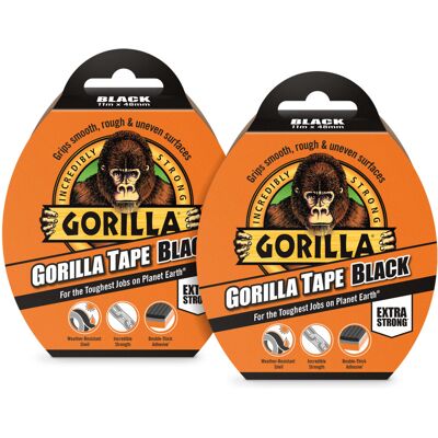 Gorilla Tape Black 32m (2 Pack) Gorilla Tape Black 32m (2 Pack)