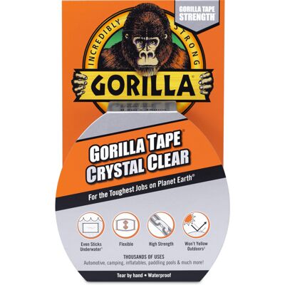 Gorilla Tape Crystal Clear 8.2m Gorilla Tape Crystal Clear 8.2m