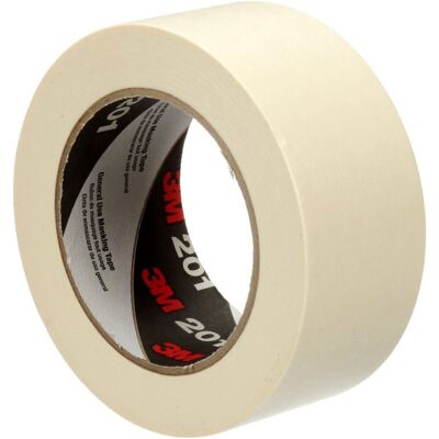 3M Krepp Masking Tape - 48mm x 50m - Beige - Masking Tape 3M Krepp Masking Tape - 48mm x 50m - Beige - Masking Tape