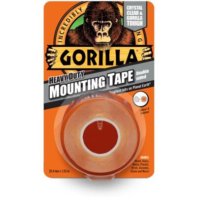 Gorilla Heavy Duty Double Sided Mounting Tape Gorilla Heavy Duty Double Sided Mounting Tape