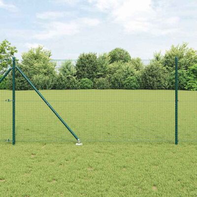 VidaXL Welded Wire Fence 1.4x10m Green - Fence VidaXL Welded Wire Fence 1.4x10m Green - Fence