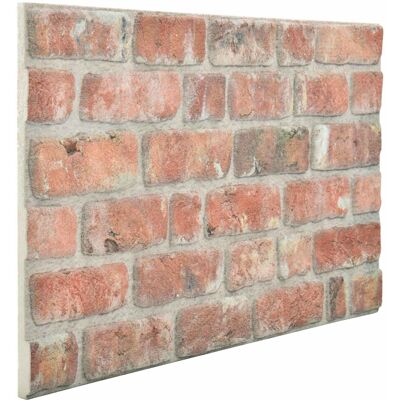 vidaXL - MAISONCHIC - EPS - Brick Red - Wall Panels vidaXL - MAISONCHIC - EPS - Brick Red - Wall Panels