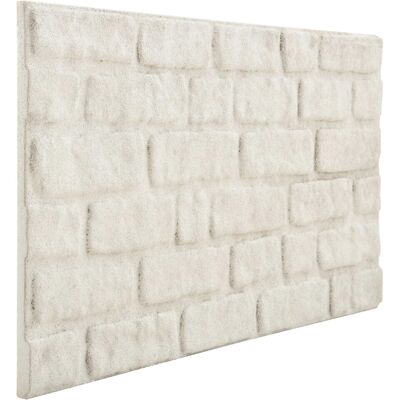 Vidaxl - 3D Brick Design EPS - White - 100x50 cm - Wall Panels Vidaxl - 3D Brick Design EPS - White - 100x50 cm - Wall Panels