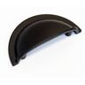 Handle & Home (64mm Cup Handle) 64mm Matt Black Cup Handle & 38.5mm Round Knob