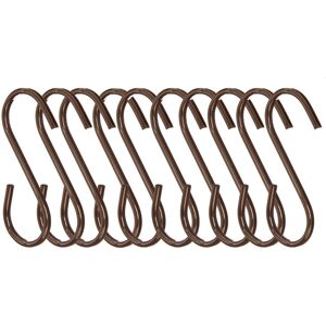 Premier Housewares Set of 10 Sorello Hanging Hooks, Iron, Black Premier Housewares Set of 10 Sorello Hanging Hooks, Iron, Black