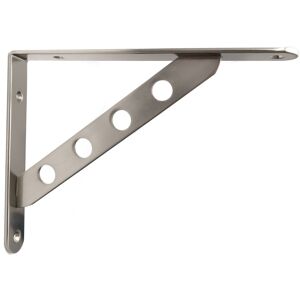 GTV 024 Brushed Chrome Pair Fixed Shelf Brackets GTV 024 Brushed Chrome Pair Fixed Shelf Brackets