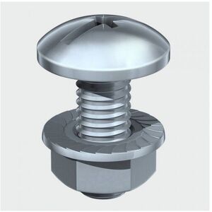 TIMco CTB625 Cable Tray Bolt and Flange Nut BZP M6 x 25mm Box of 200 TIMco CTB625 Cable Tray Bolt and Flange Nut BZP M6 x 25mm Box of 200