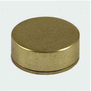 TIMco TSC12SBP Satin Brass Screw Cap Bag of 4 TIMco TSC12SBP Satin Brass Screw Cap Bag of 4
