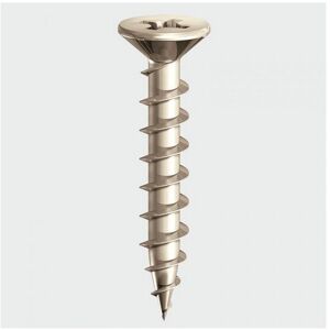 TIMco 205SS PVC Window Screw Ribed Gimlet Point CSK S/S 4.3 x 30mm Box of 1,000 TIMco 205SS PVC Window Screw Ribed Gimlet Point CSK S/S 4.3 x 30mm Box of 1,000