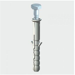 TIMco 08100CSCNB Coach Screw and Nylon Plugs 8.0 x 100mm Bag of 12 TIMco 08100CSCNB Coach Screw and Nylon Plugs 8.0 x 100mm Bag of 12
