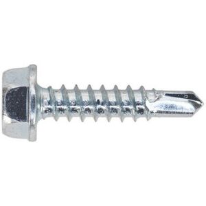Sealey SDHX4219 Self Drilling Screw - Zinc - 4.2x19mm - Pack of 100 Sealey SDHX4219 Self Drilling Screw - Zinc - 4.2x19mm - Pack of 100