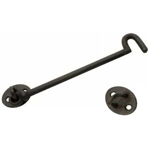 Kabalo Black Hook and Eye Door Latch - 24" Extra Long - Door and Window Lock Kabalo Black Hook and Eye Door Latch - 24" Extra Long - Door and Window Lock