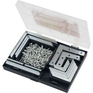 180pc Bracket Repair Kit Set Assorted Brackets and Screws Amtech 180pc Bracket Repair Kit Set Assorted Brackets and Screws Amtech