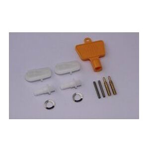 REPAIRMYMETERBOX Meter Box Repair Kit - Two Latches, Two Hinges Pins and Key REPAIRMYMETERBOX Meter Box Repair Kit - Two Latches, Two Hinges Pins and Key