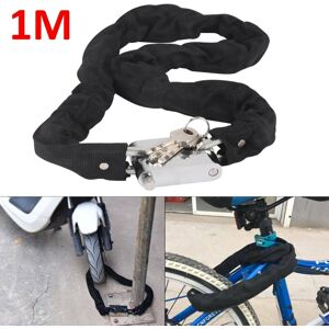 Unbranded 1M Heavy-Duty Motorcycle Chain Lock with 3 Keys, Rust-Resistant, Anti-Theft Padl Unbranded 1M Heavy-Duty Motorcycle Chain Lock with 3 Keys, Rust-Resistant, Anti-Theft Padl