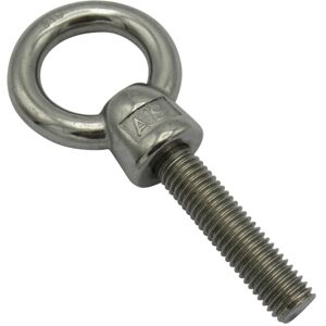 SecureFix Direct M12 Long Shank Eye Bolt Stainless Steel (50MM Metric Thread Rope) SecureFix Direct M12 Long Shank Eye Bolt Stainless Steel (50MM Metric Thread Rope)