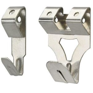 Taskar (1, Double Nail) Silver Picture Wall Hooks Decorative Zinc Single/Double 1, 3, 1 Taskar (1, Double Nail) Silver Picture Wall Hooks Decorative Zinc Single/Double 1, 3, 1
