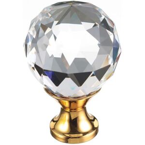 GTV (Gold/Crystal) Cabinet door knob - Crystal Palace GTV (Gold/Crystal) Cabinet door knob - Crystal Palace