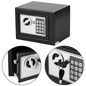 AutoBaBa Solid Steel Digital Safe Box – Wall-Mounted Money Safe with PIN or Override Key, AutoBaBa Solid Steel Digital Safe Box – Wall-Mounted Money Safe with PIN or Override Key,