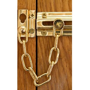 Yale P-1037-PB Door Chain, 6inch/15cm chain length, Polished Brass Finish, Stand Yale P-1037-PB Door Chain, 6inch/15cm chain length, Polished Brass Finish, Stand